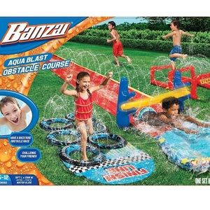 Banzai Aqua Blast Obstacle Course